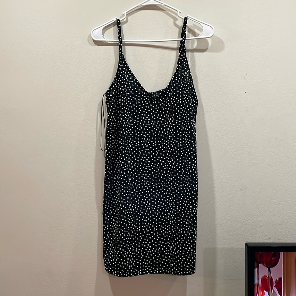 Zara polka dot mini dress